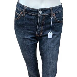 416110...Gap Bootcut Black Jeans Size 4R, 26" Waist 28" Inseam 8" Rise